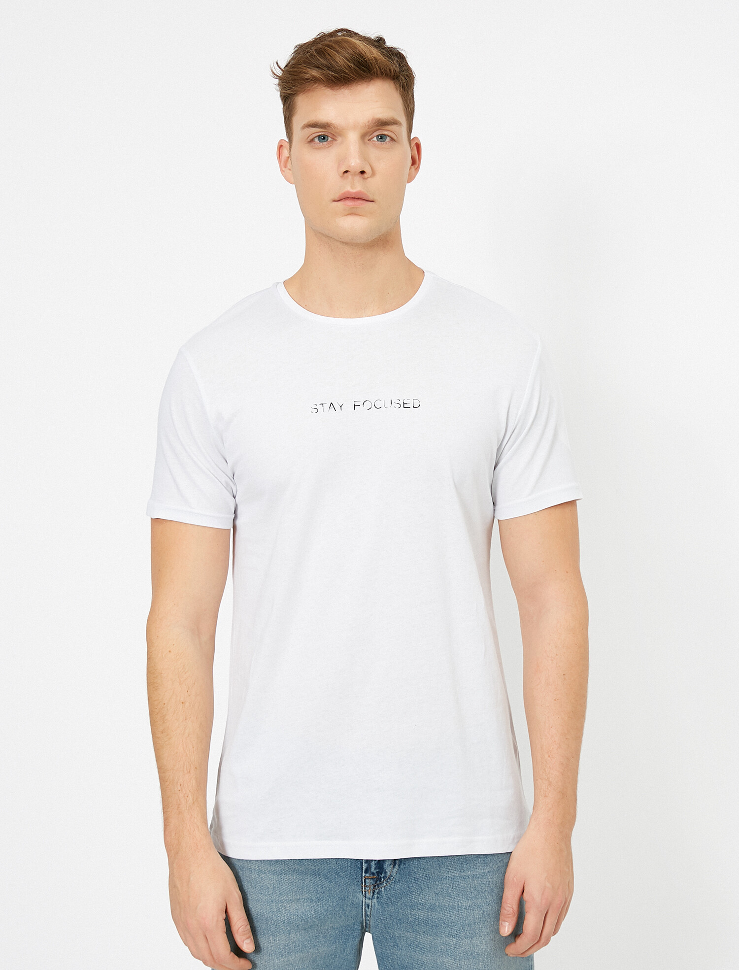 

Футболка Koton 0YAM11907LK XL White