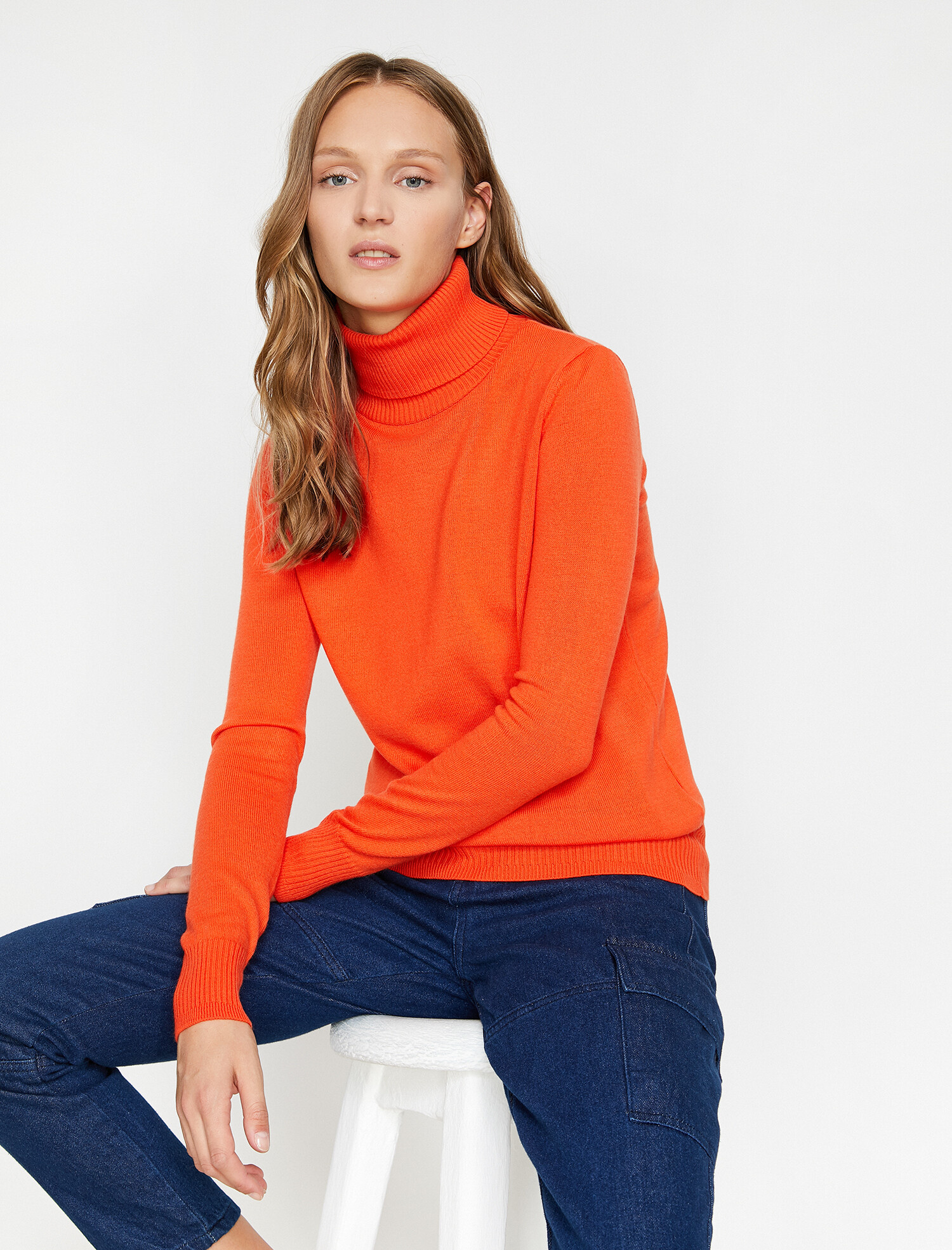

Свитер Koton 0KAK92108HT-219 M Orange