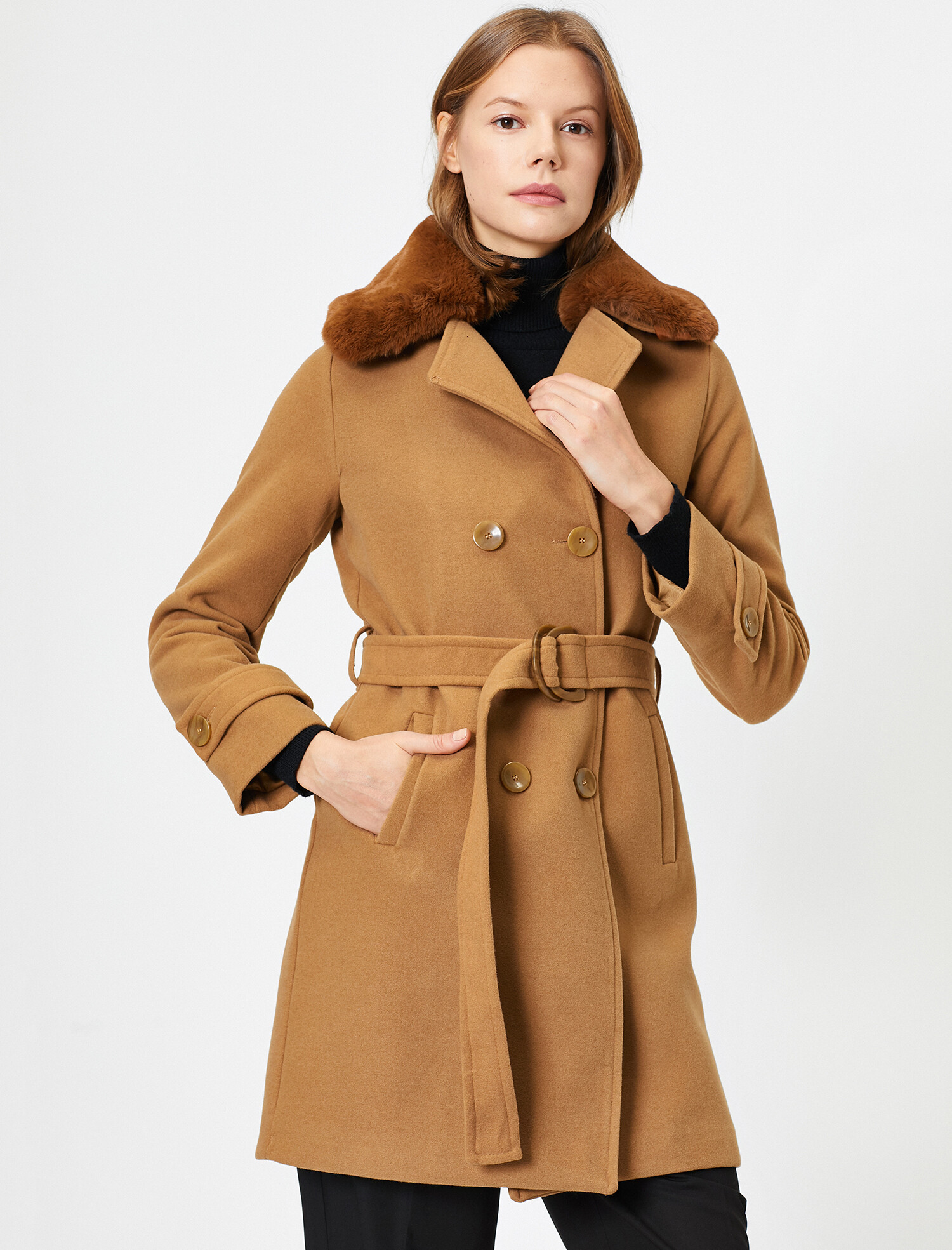 

Пальто Koton 0KAK06677EW-104 38 Camel