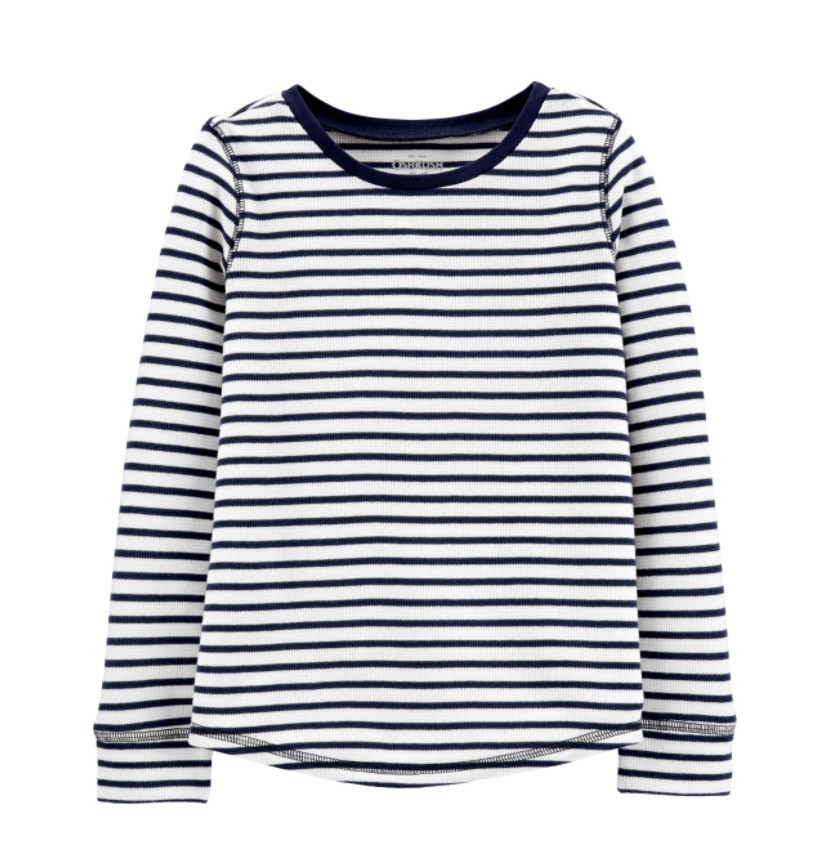 

Реглан OshKosh White With Dark Blue Stripes 131 см