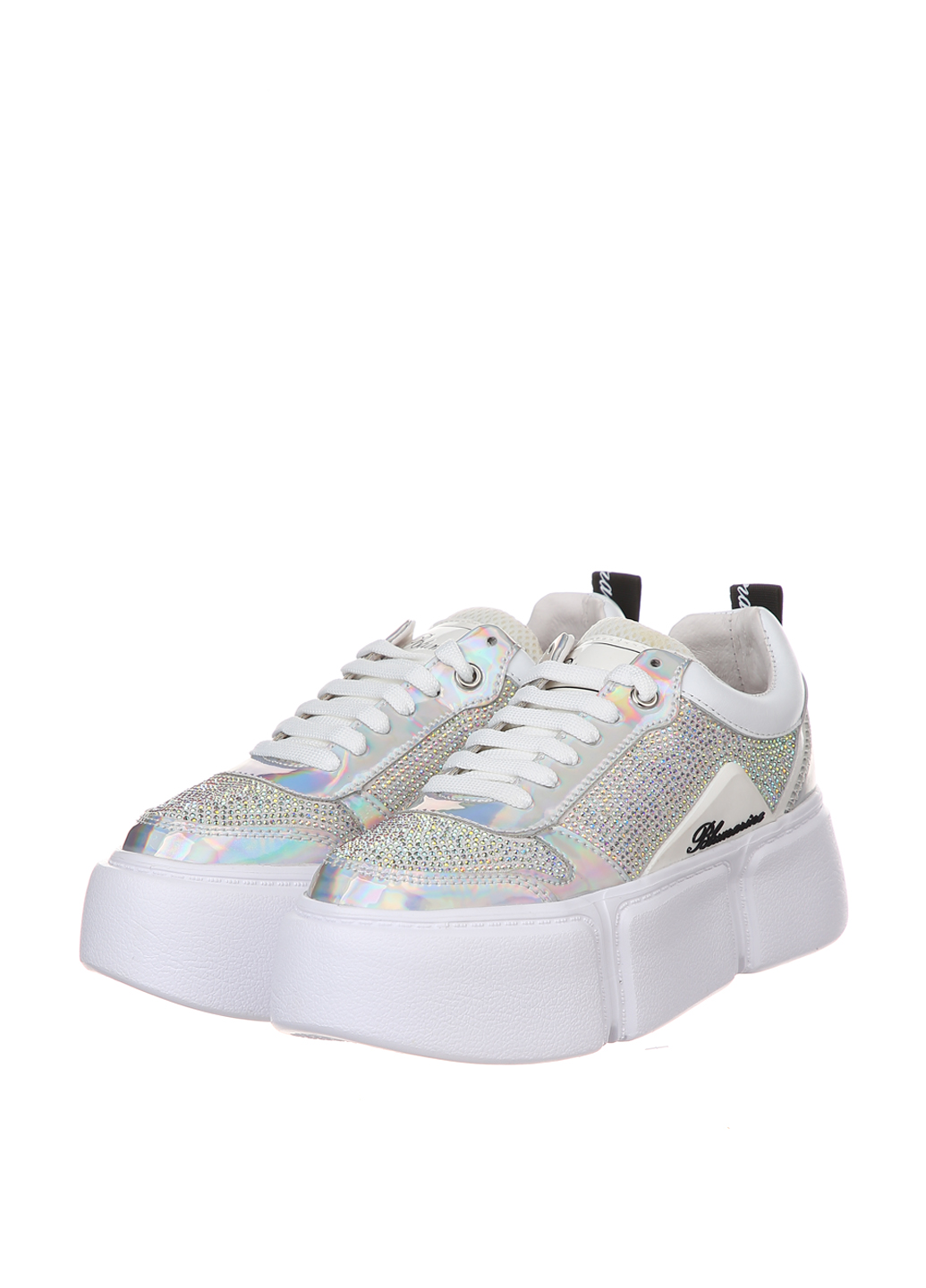 

Кеды Blumarine 37 Белый с блестками (1113/CN B) (MR1113/CN B37)