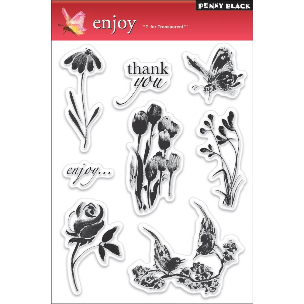

Набор штампов Penny Black Clear Stamps Enjoy