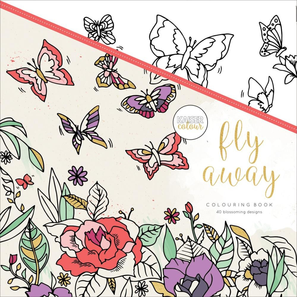 

Раскраска KaiserColour Perfect Bound Coloring Book 20х20см - Fly Away
