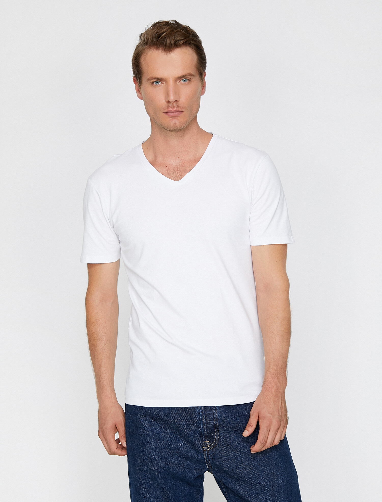 

Футболка Koton 0KAM12009LK S White