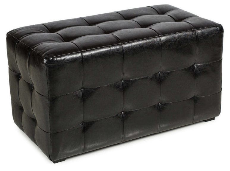 

Пуф Прямоугольный Мебель Стиль. ПФ-11 Черный экокожа (70х40х43см.)