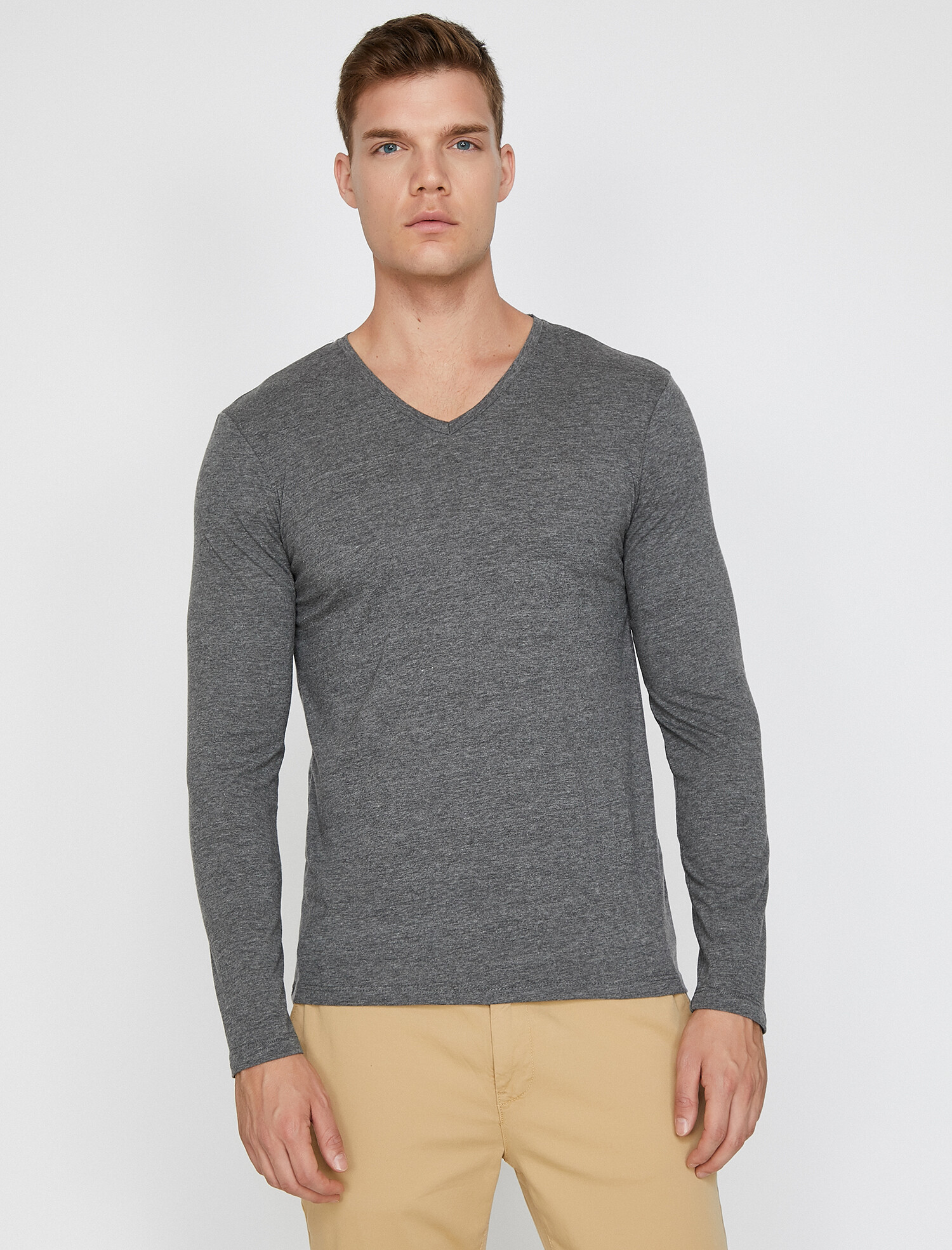 

Лонгслив Koton 0KAM12327LK  Antracite, Лонгслив Koton 0KAM12327LK XS Antracite