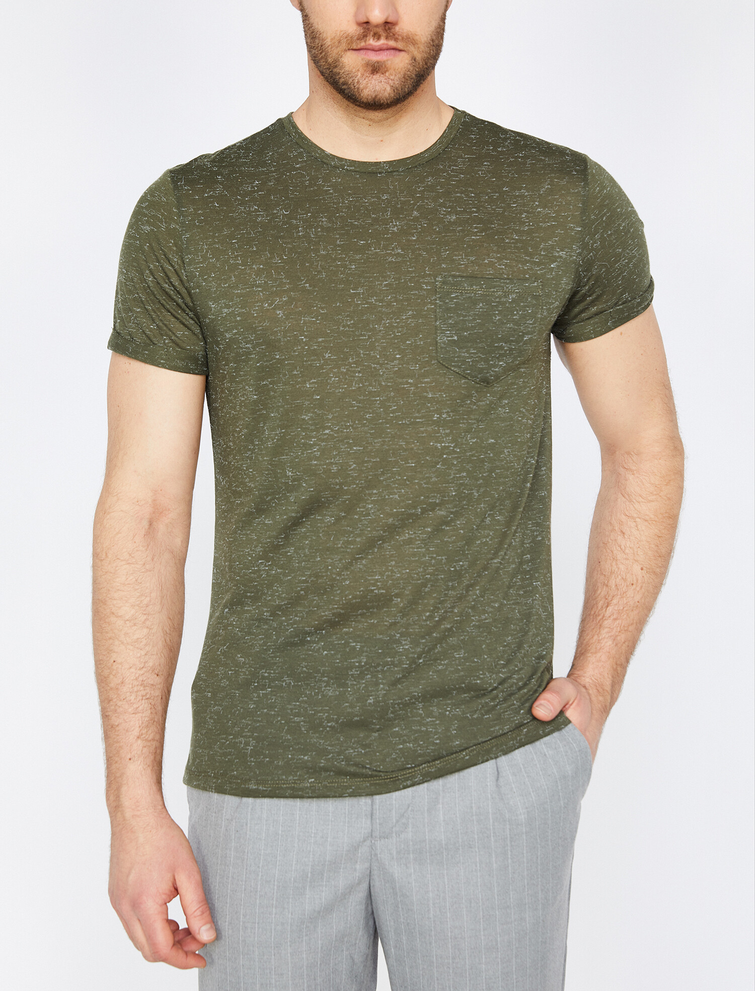 

Футболка Koton 9YAM12010OK M Khaki
