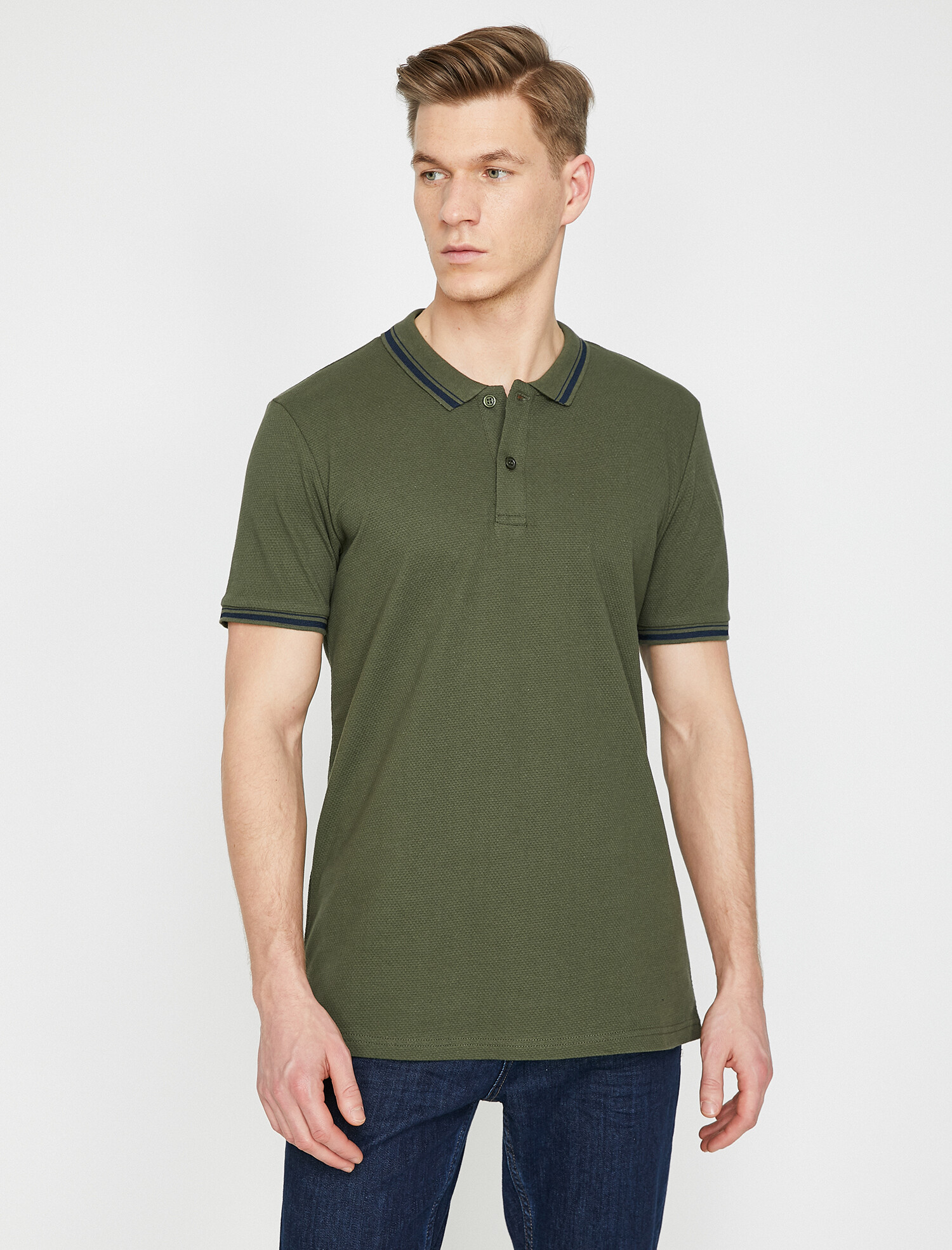 

Поло Koton 9YAM12021NK 3XL Khaki