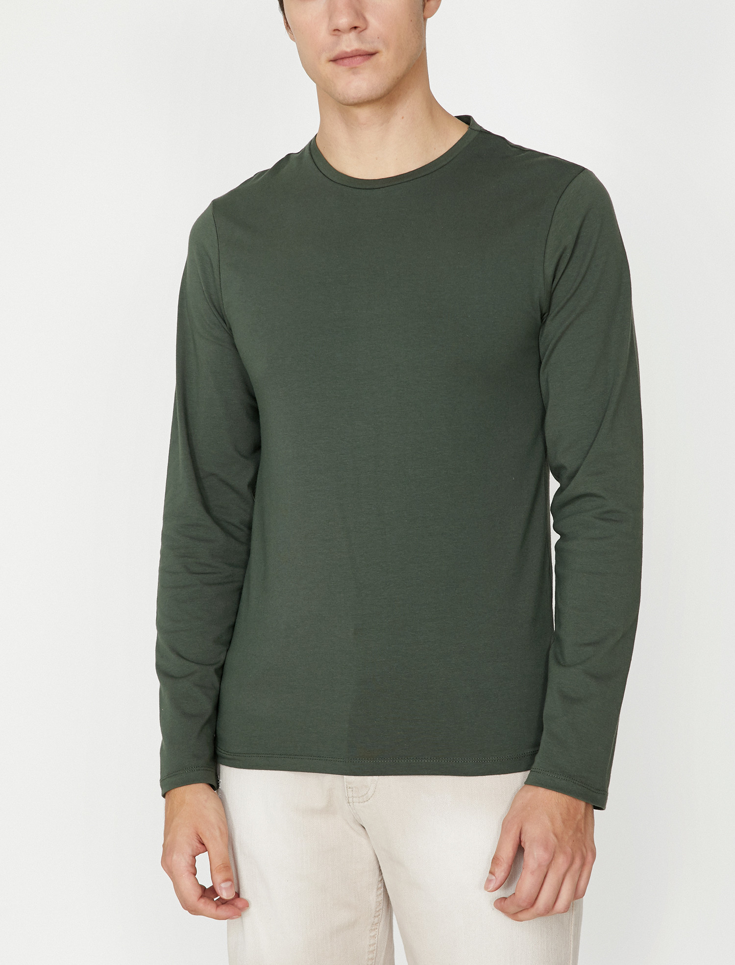 

Лонгслив Koton 9KAM12140LK  Khaki, Лонгслив Koton 9KAM12140LK XS Khaki