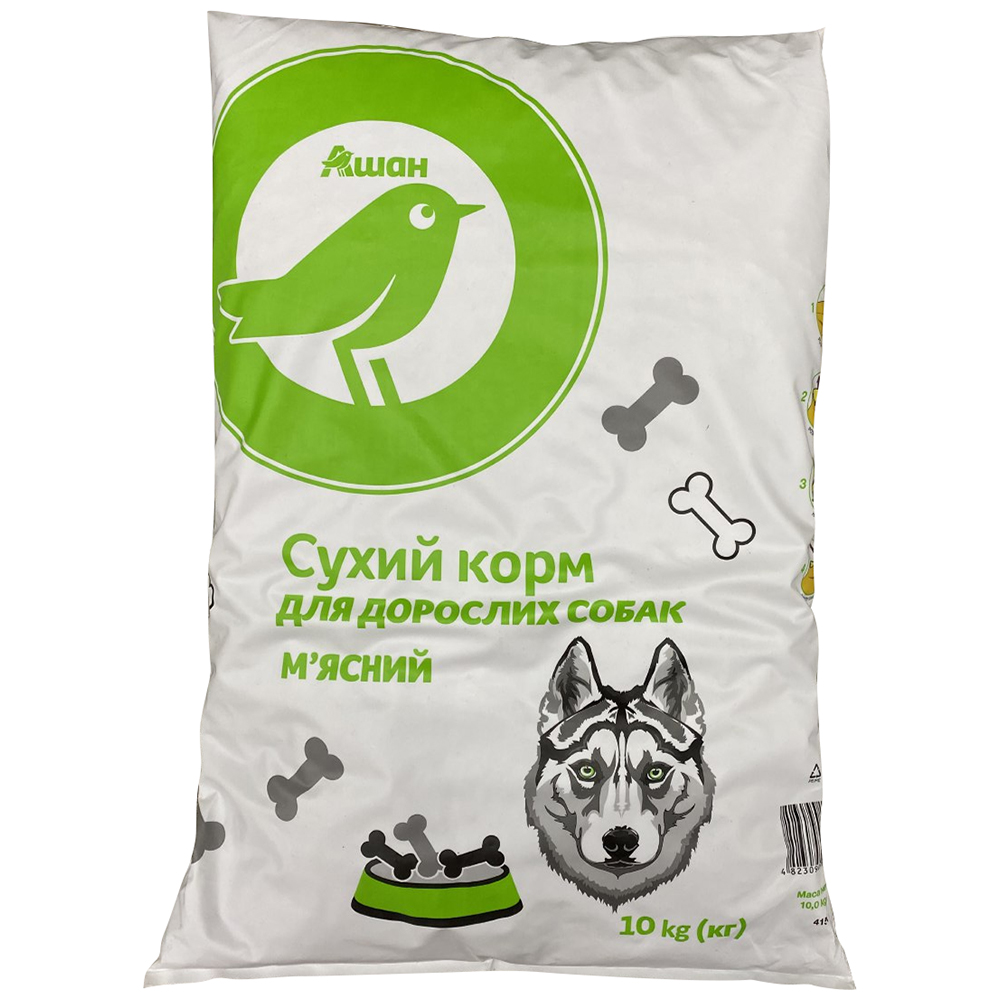 

Сухой корм для взрослых собак Кожен День мясной, 10 кг
