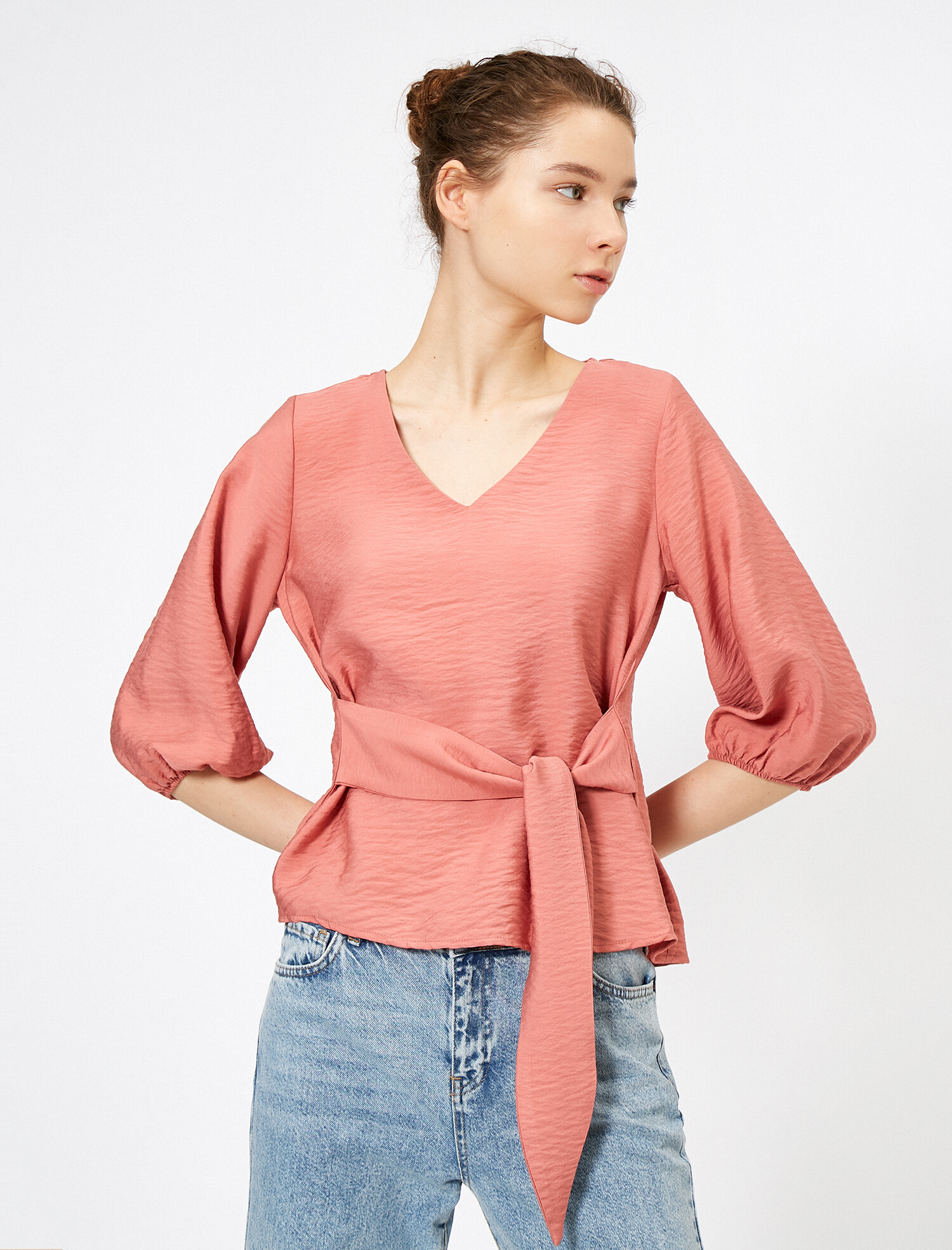 

Блузка Koton 0YAL68361IW-250  Rose, Блузка Koton 0YAL68361IW-250 40 Rose