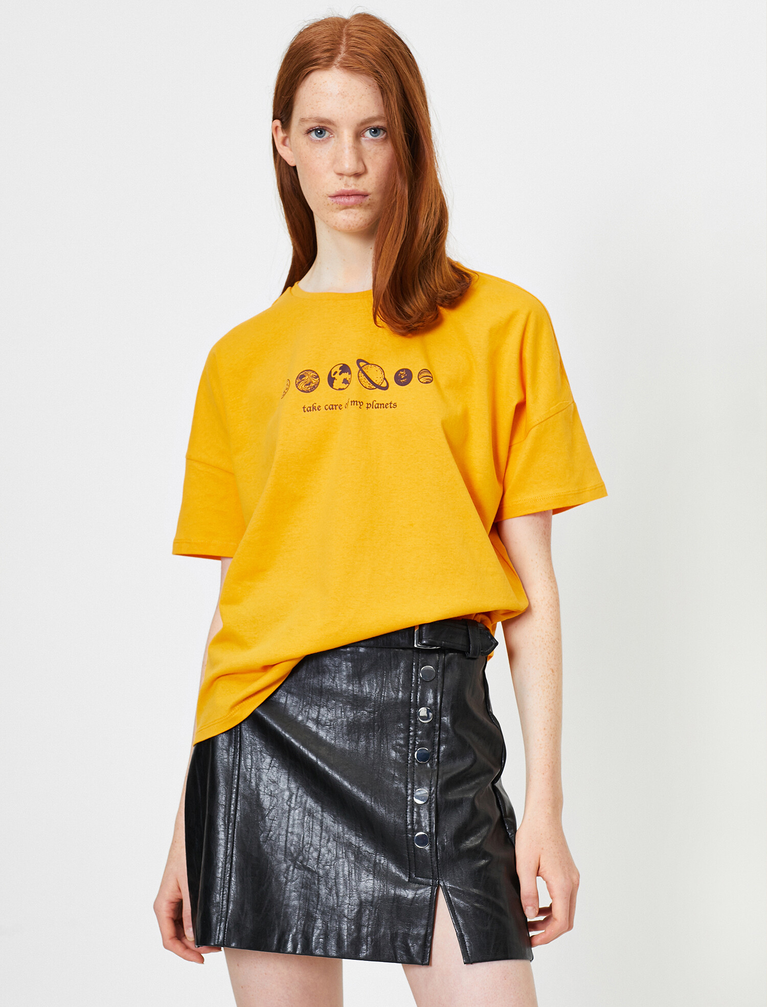 

Футболка Koton 0YAL18997IK-159 M Mustard
