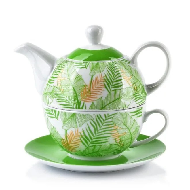 

Чайний набір Ewax фарфоровий Tea for One чашка 300 мл. чайник 460 мл. 35278