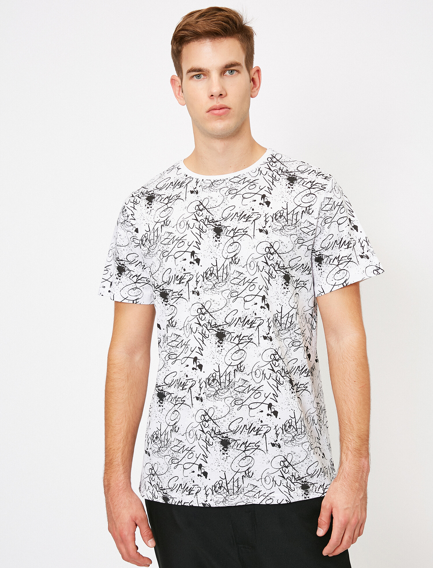 

Футболка Koton 0YAM14276OK M White design