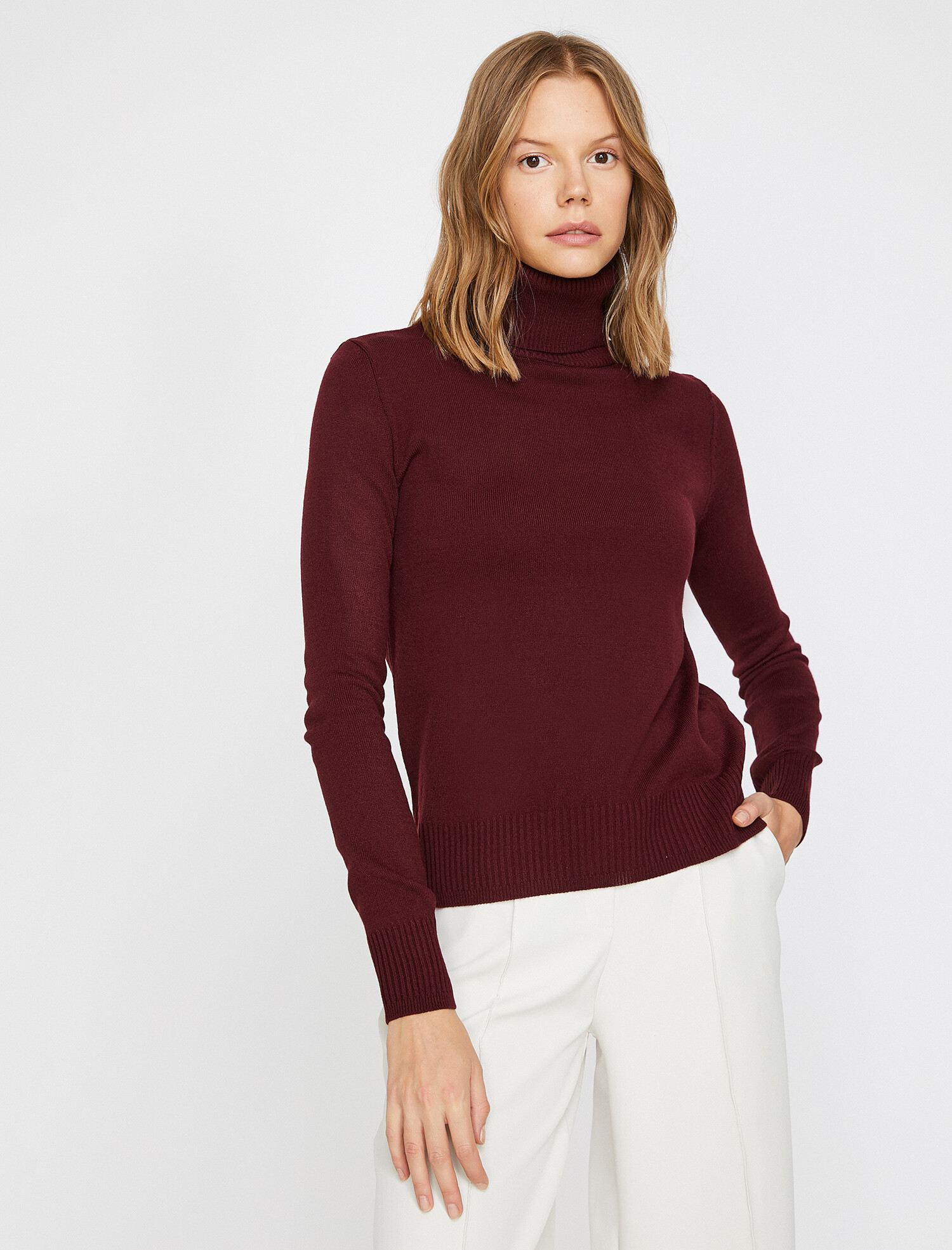 

Гольф Koton 0KAK92108HT-491 L Burgundy