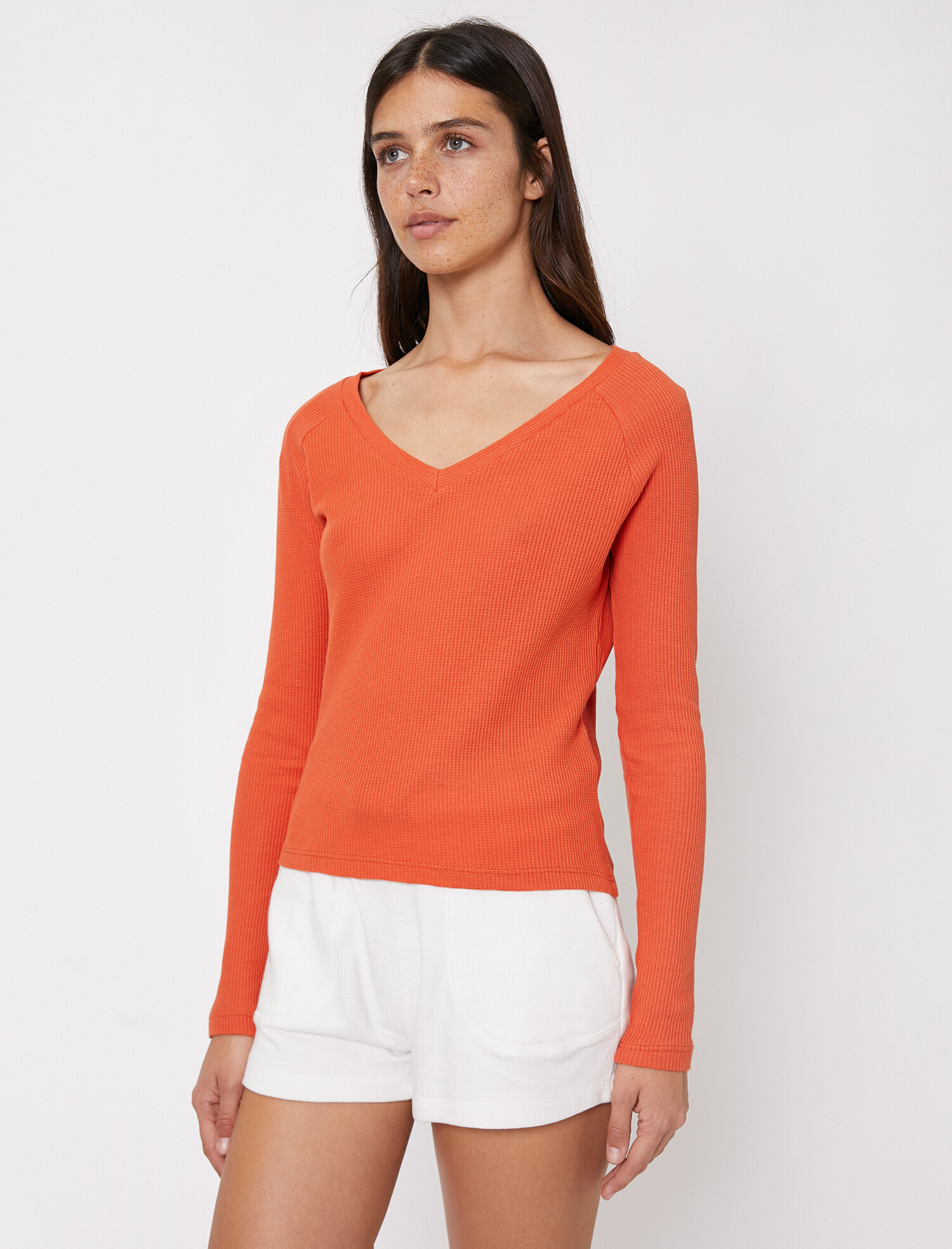 

Лонгслив Koton 0KAL18027OK-249 L Orange