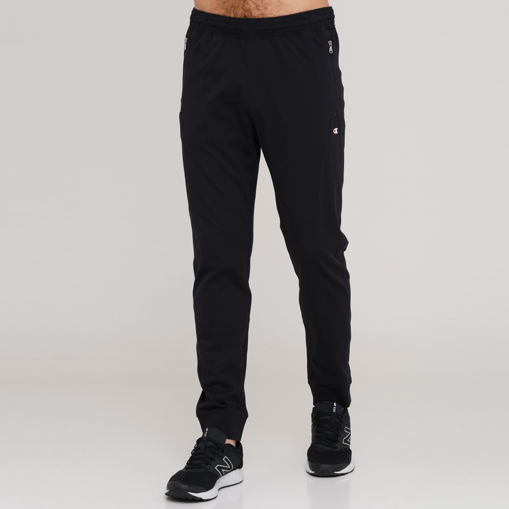 

Мужские спортивные штаны Champion Rib Cuff Pants Черный 46 (cha214383-NBK)