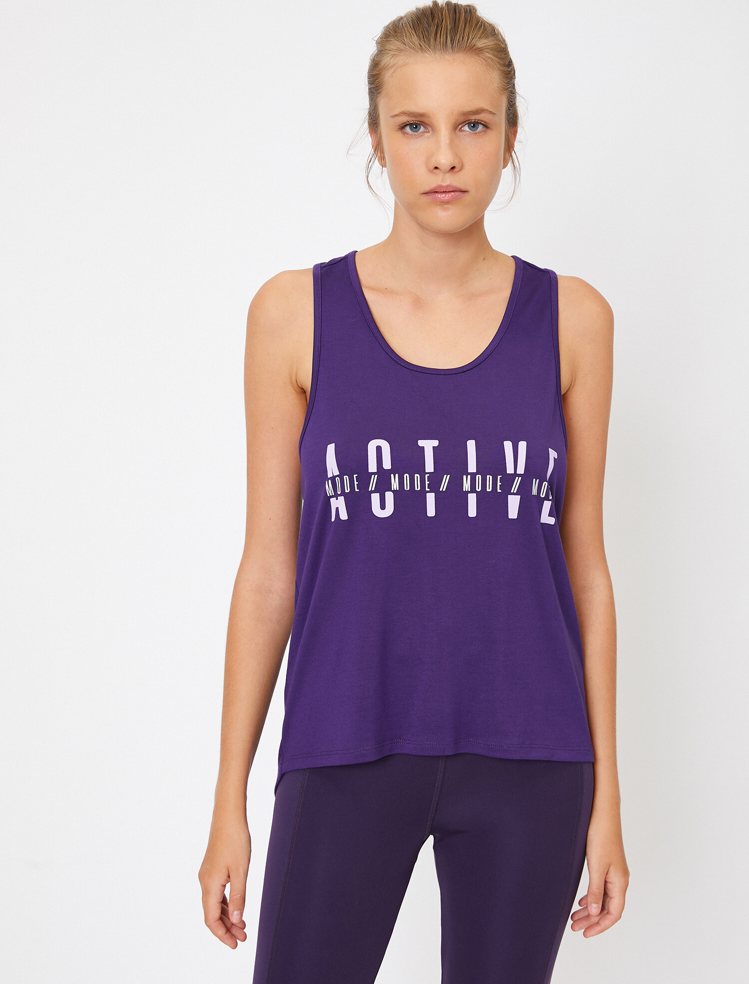 

Спортивная майка Koton 0KAK32727YK-335 M Aubergine