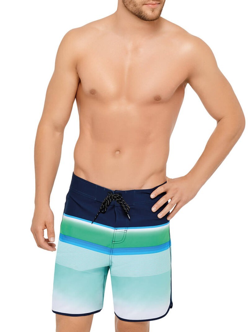 

Мужские шорты Marc&Andre M Бирюзовые в полоску Menswear (MS20-07)