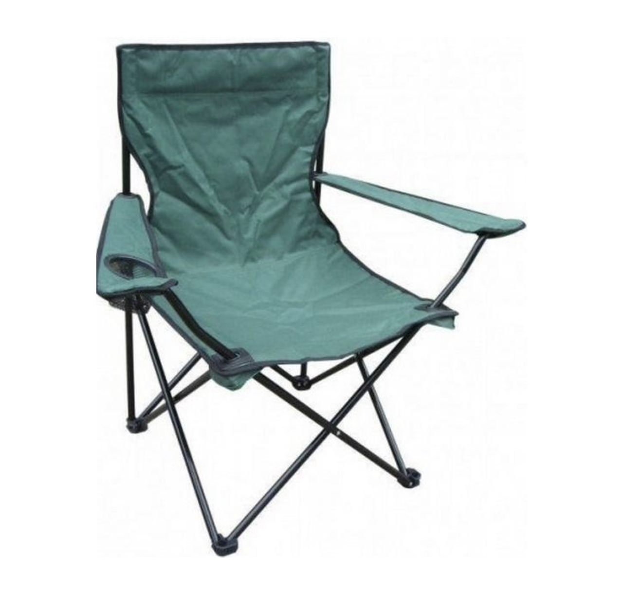 

Раскладной туристический рыбацкий стул кресло паук со спинкой с подлокотниками для рыбалки и пикника зеленый