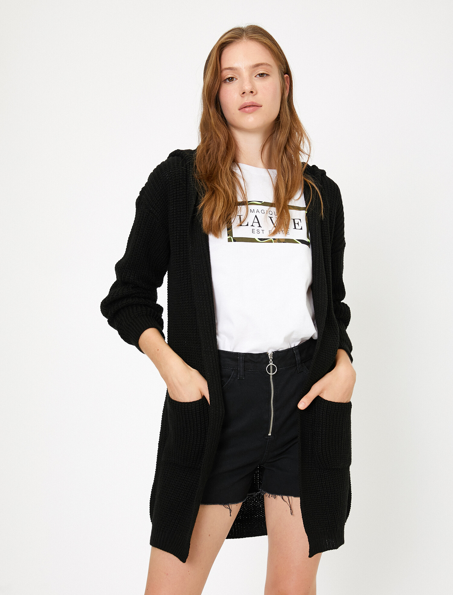 

Кардиган Koton 0KAL98320IT-999 S Black