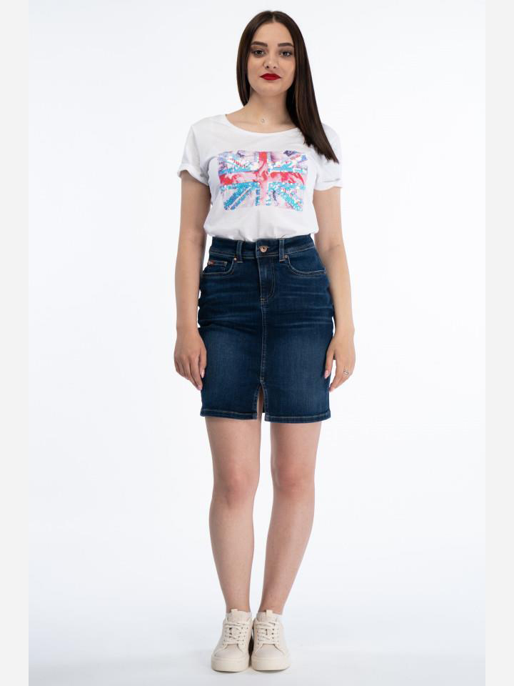 

Юбка джинсовая Lee Cooper 60895028-334 M Dark Blue