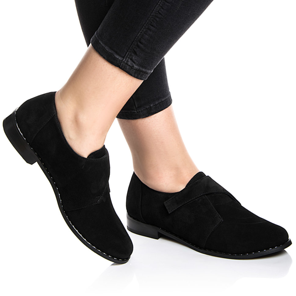 

Монки Rivadi 2245 38(25,2см) Черный велюр
