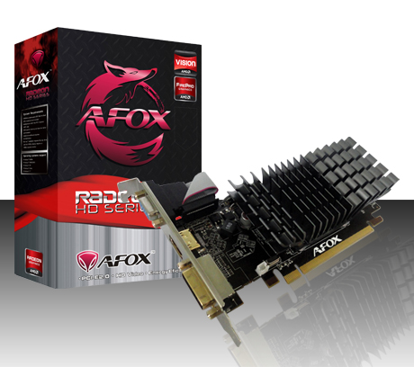 

AFOX PCI-Ex Radeon HD 5450 1GB DDR3 (64bit) (650/1066) (DVI, VGA, HDMI) (AF5450-1024D3L9-V2) (JN63AF5450-1024D3L9-V2)