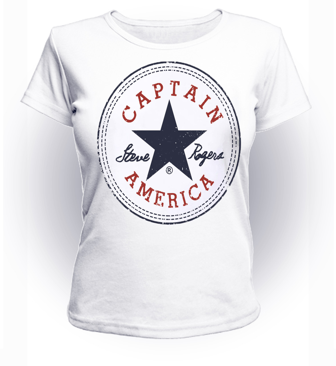 

Футболка GeekLand Капитан Америка Captain America All star CA.01.091 (FU21CA.01.091/girl-86)