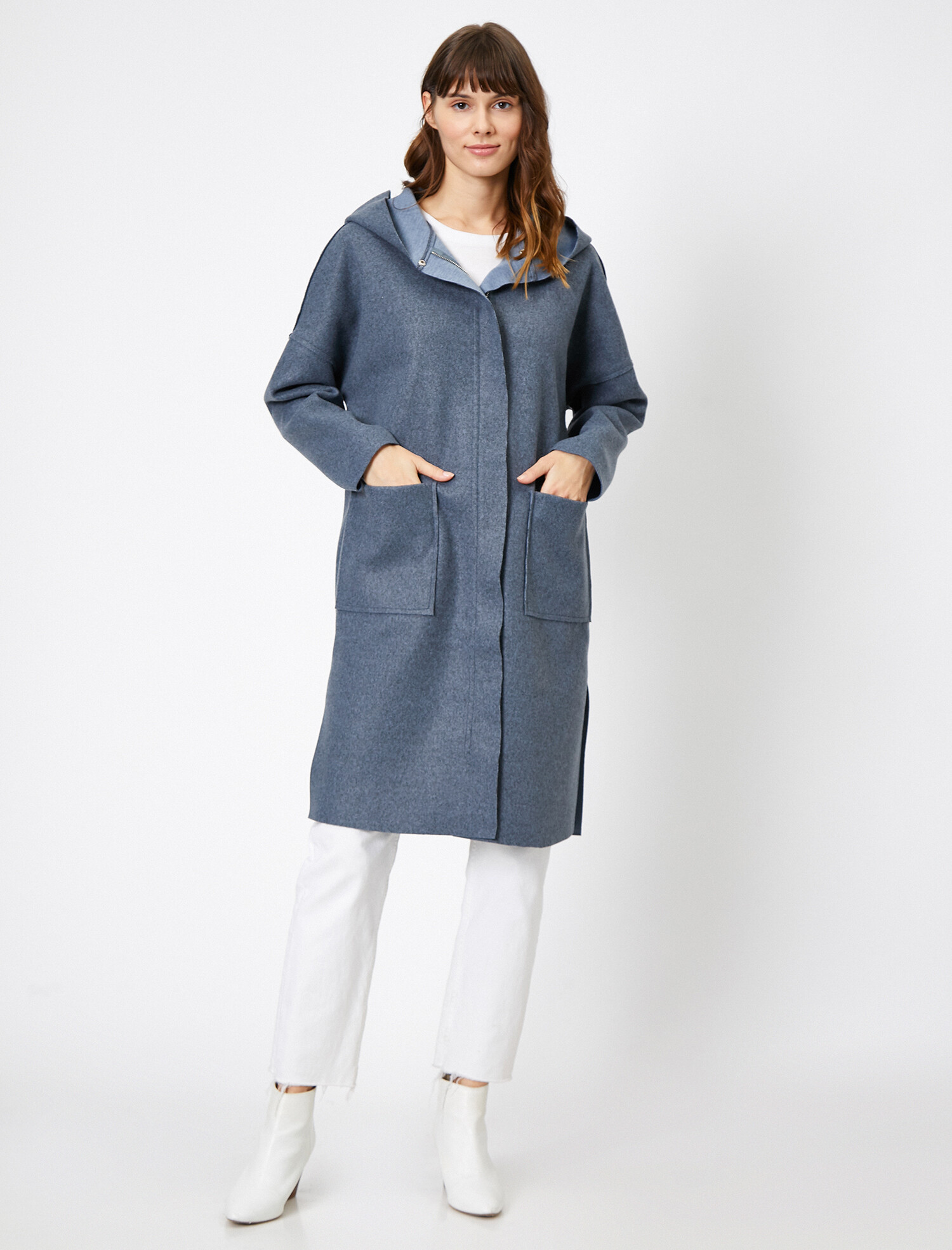 

Пальто Koton 0KAK06478EW-600 34 Blue