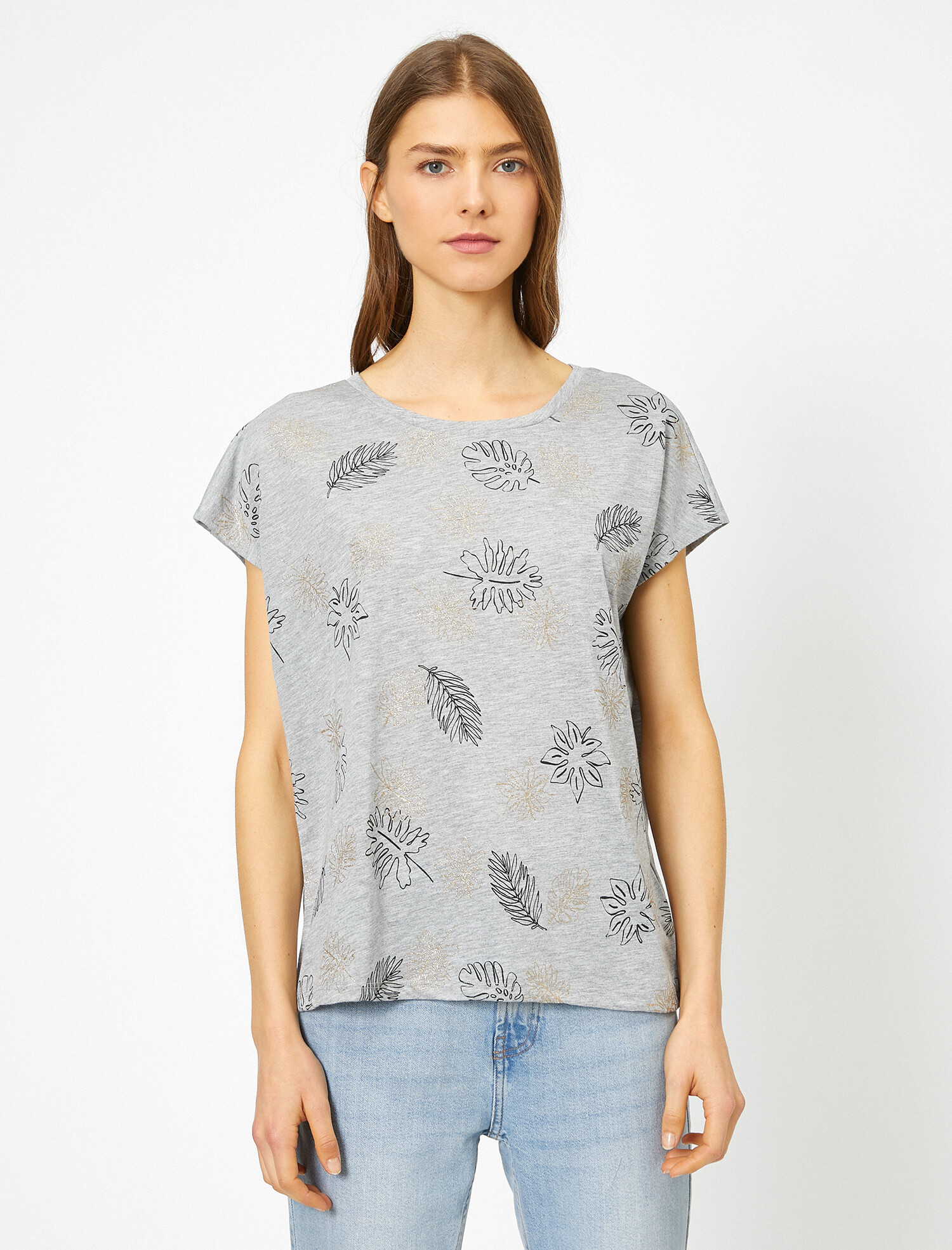 

Футболка Koton 0KAK13132OK-027 M Grey