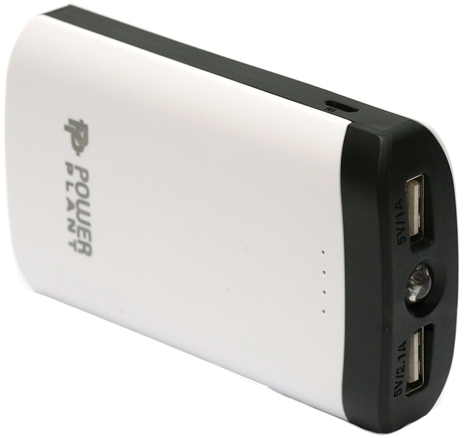 

УМБ PowerPlant 7800 mAh Black/White