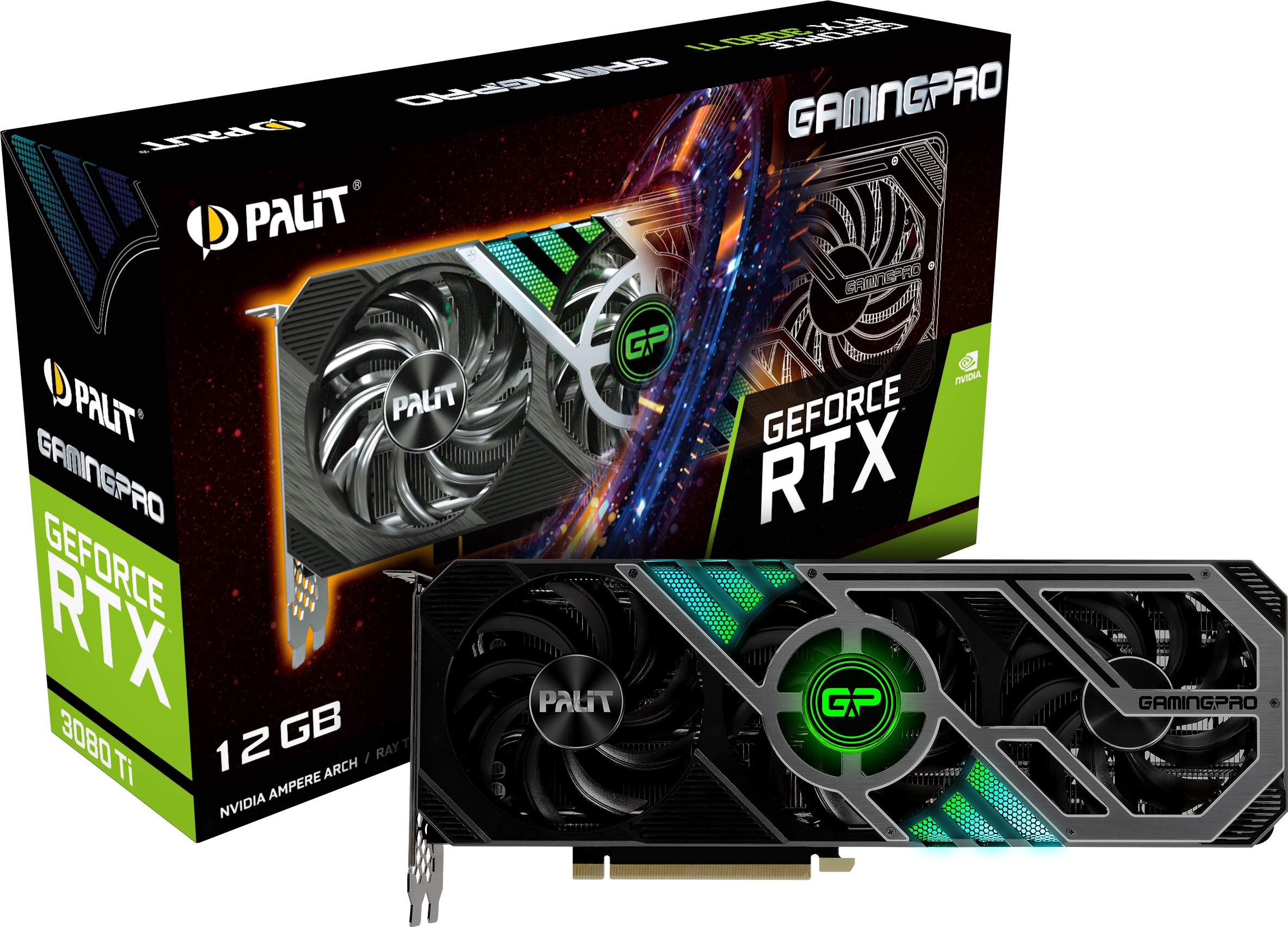 

Видеокарта GF RTX 3080 Ti 12GB GDDR6X GamingPro Palit (NED308T019KB-132AA)