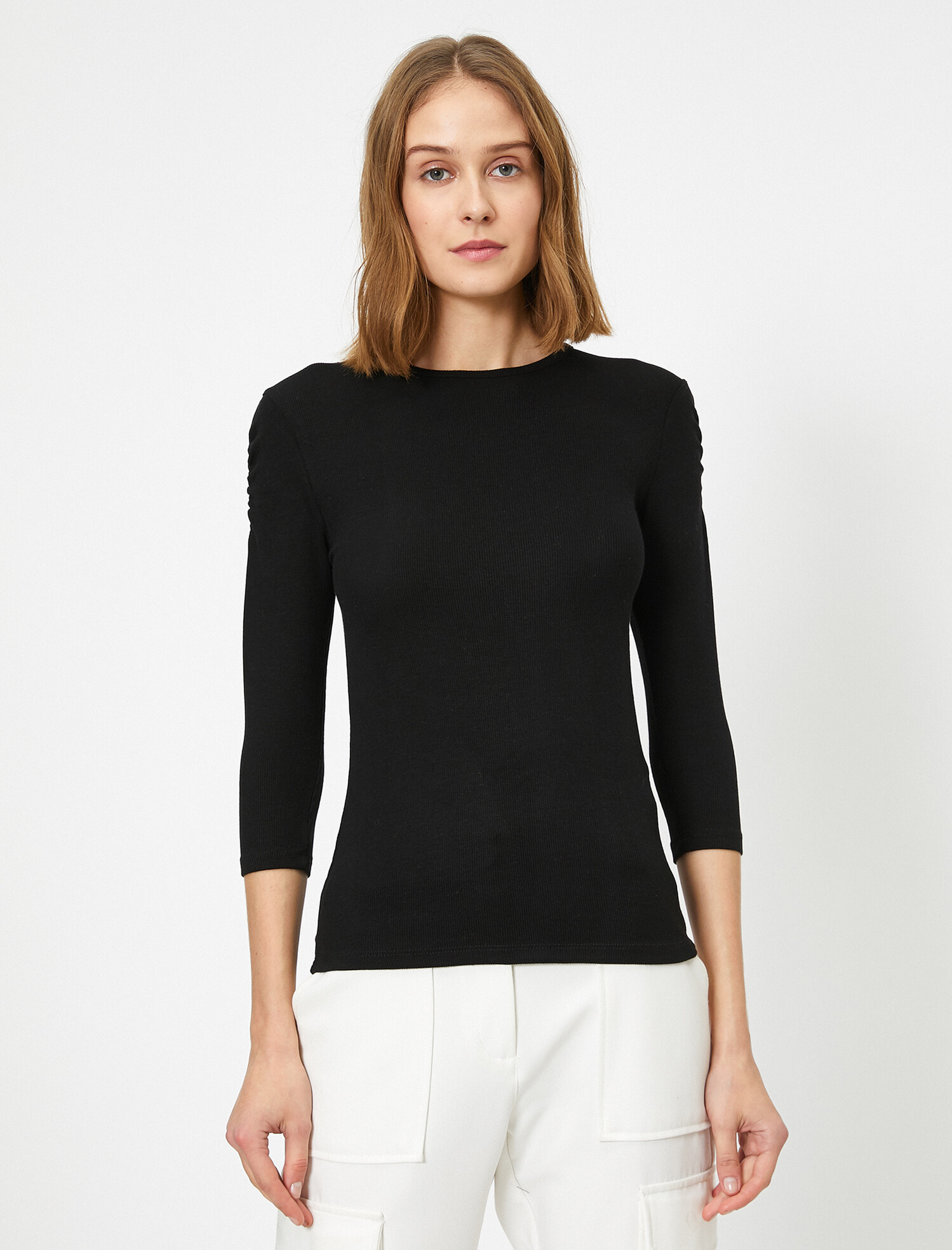 

Лонгслив Koton 0YAF10149GK-999 L Black