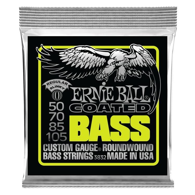

Струны для бас-гитары Ernie Ball 3832 Coated Regular Slinky 50/105