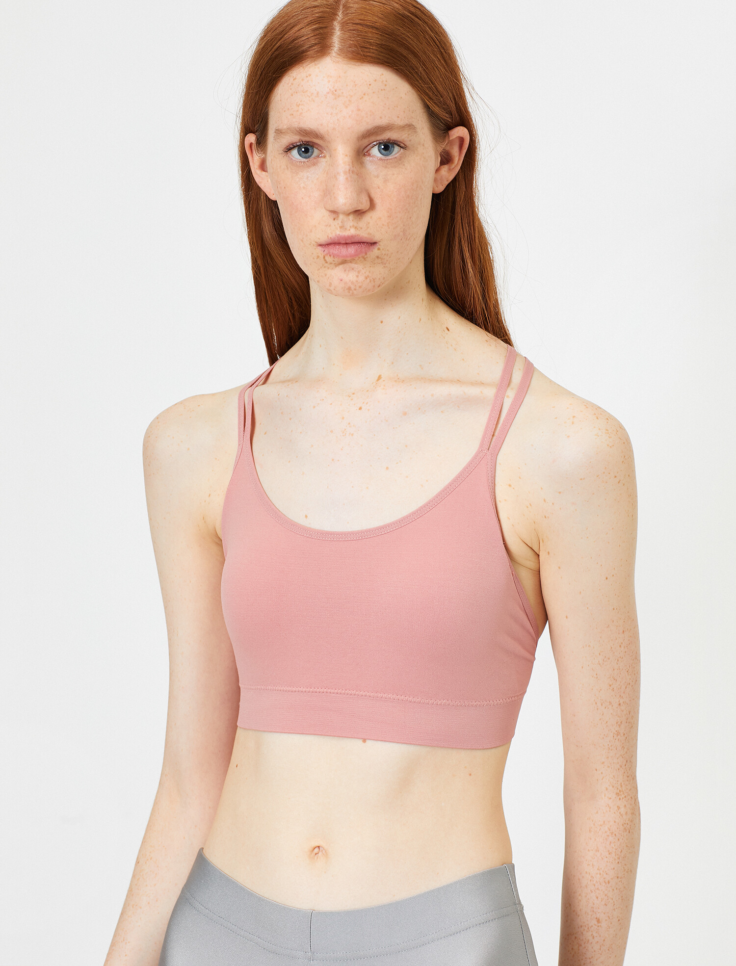 

Спортивный топ Koton 0YAK32485YK-555  Nude, Спортивный топ Koton 0YAK32485YK-555 L Nude