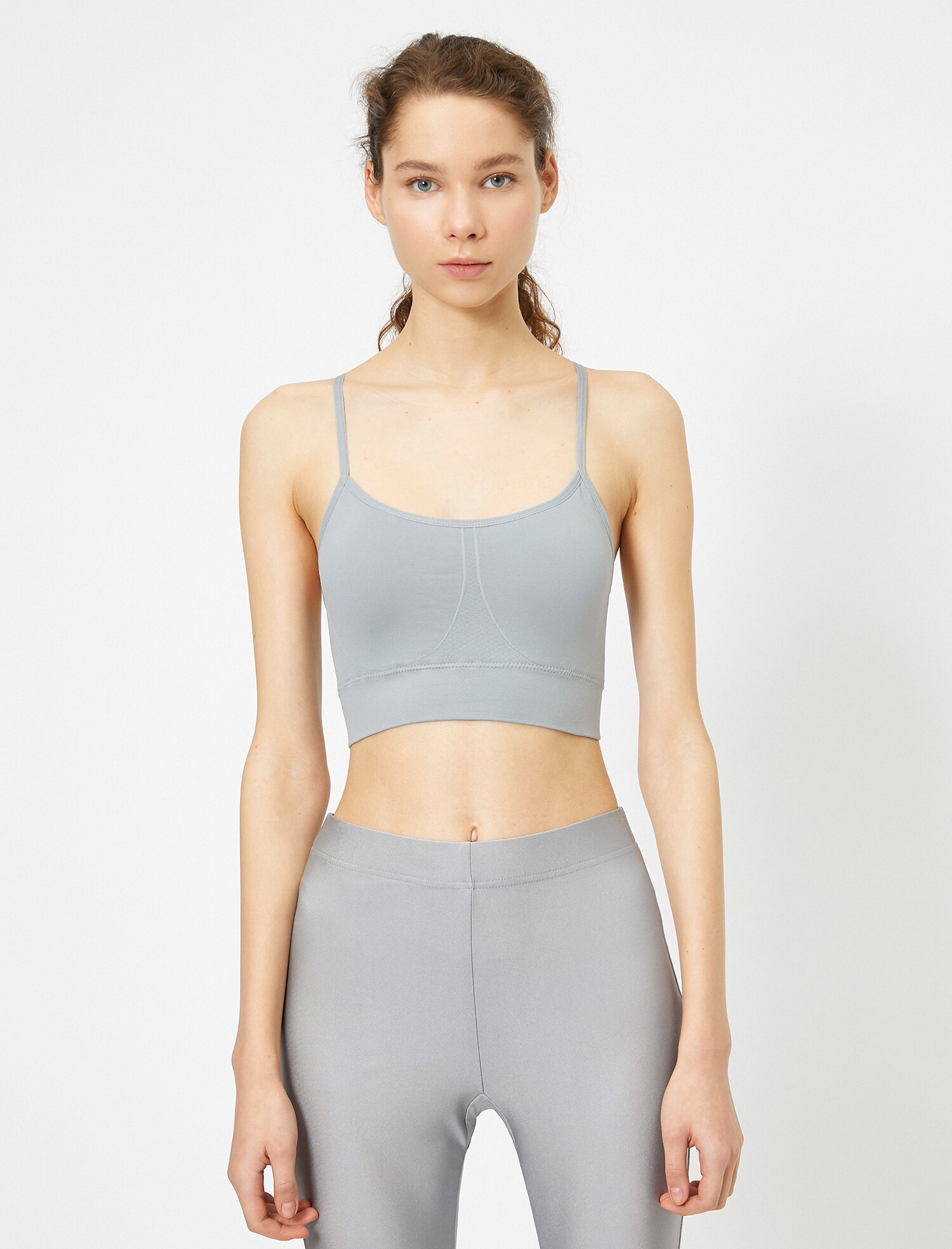 

Спортивный топ Koton 0YAK32548YK-027 S Grey