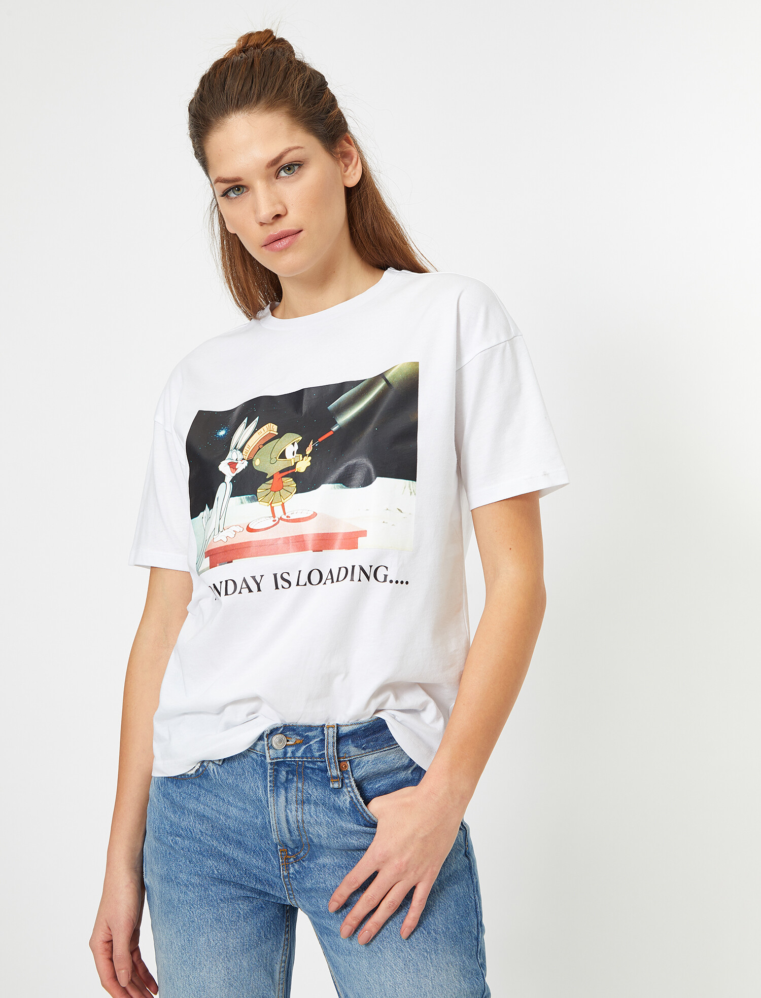 

Футболка Koton 0YAL18846IK-001  Off White, Футболка Koton 0YAL18846IK-001 XS Off White