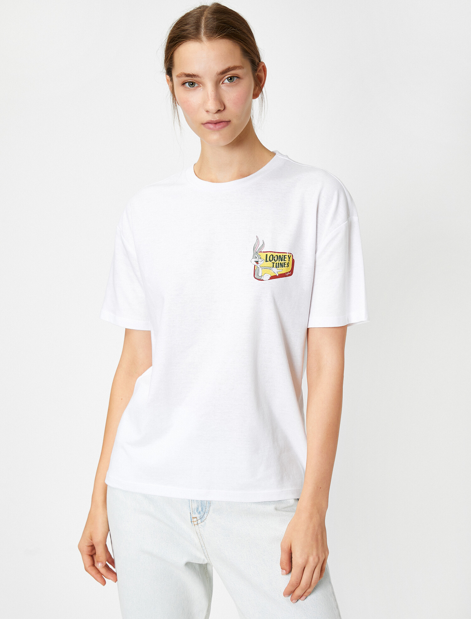 

Футболка Koton 0YAL18844IK-001 XS Off White