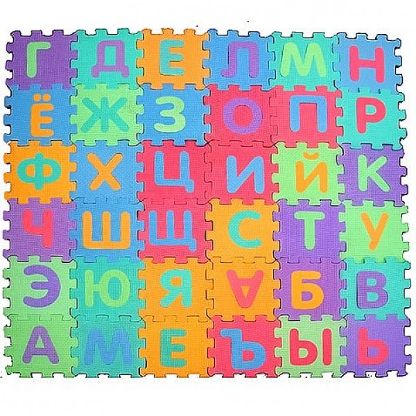 

Коврик-пазл мягкий Весёлый алфавит Funny alphabet русский язык (0609ОК)
