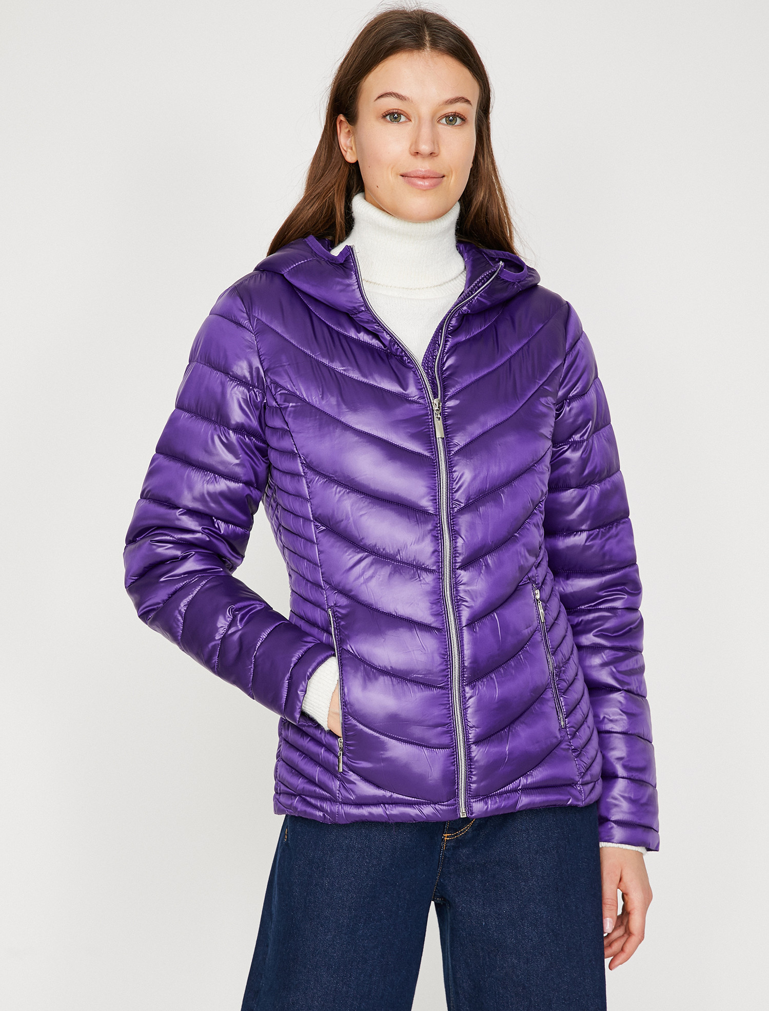 

Куртка Koton 9KAK08046OW-346 34 Purple