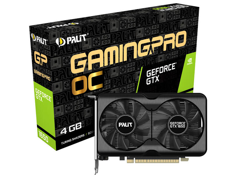 

Видеокарта GTX 1650 4GB GDDR6 GamingPro Palit