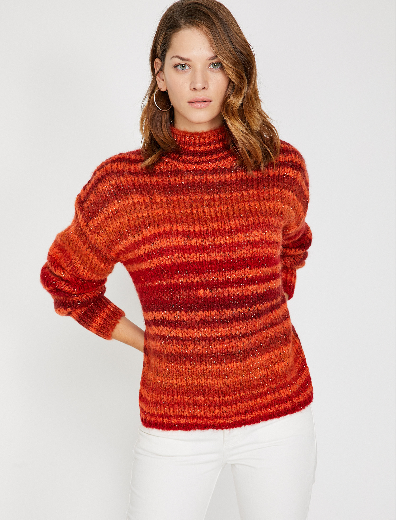 

Свитер Koton 9KAK92642HT-01C XL Orange Design