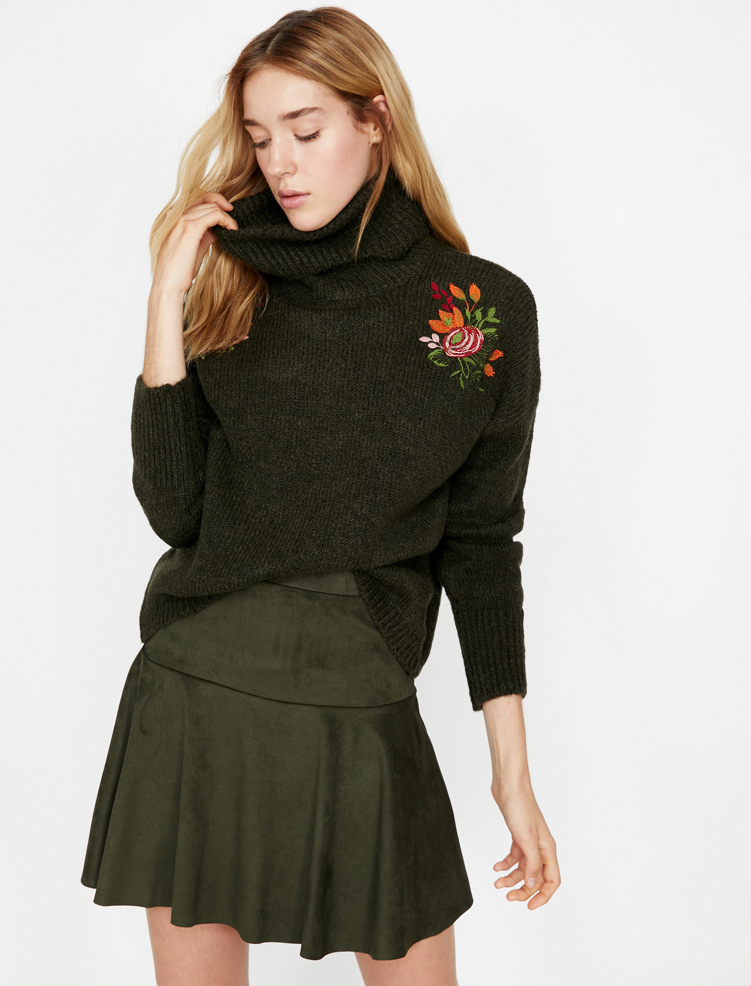 

Свитер Koton 9KAK96319OT-846 XL Khaki