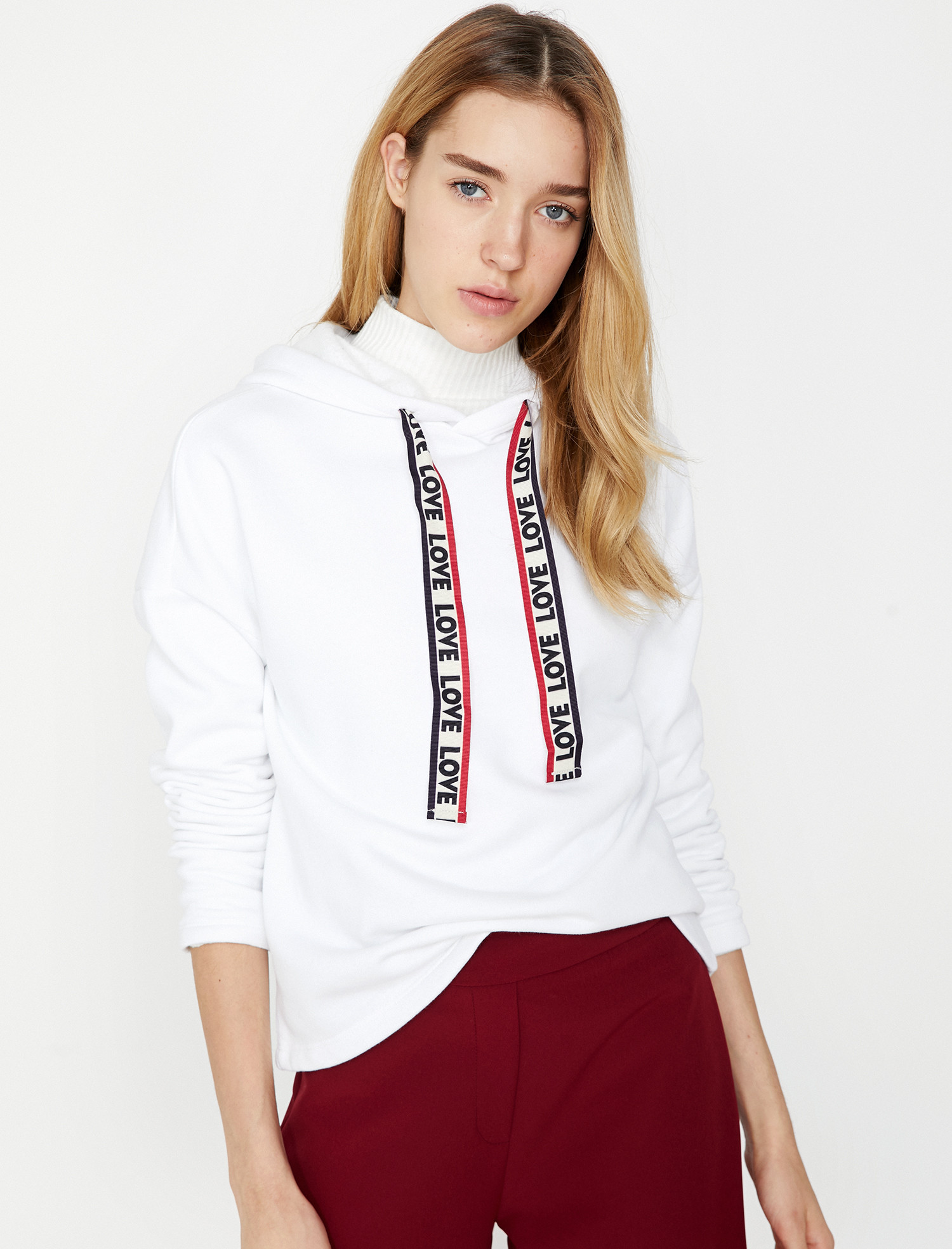 

Худи Koton 9KAL11151JK-000 L White
