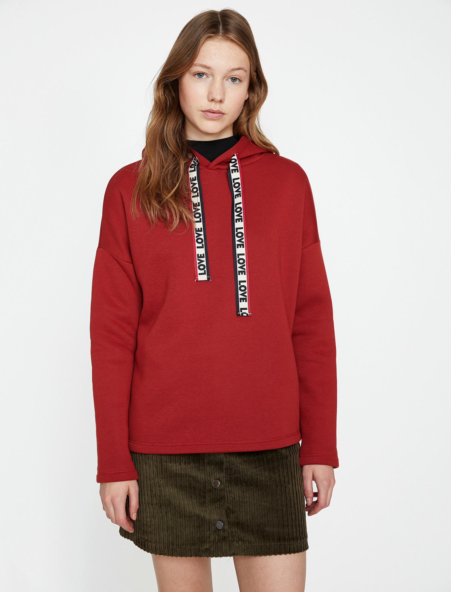 

Худи Koton 9KAL11151JK-996 M Terracotta