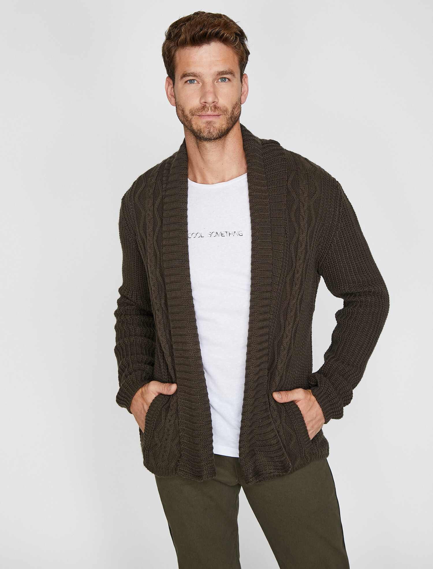 

Кардиган Koton 0KAM84023OT-886 L Khaki