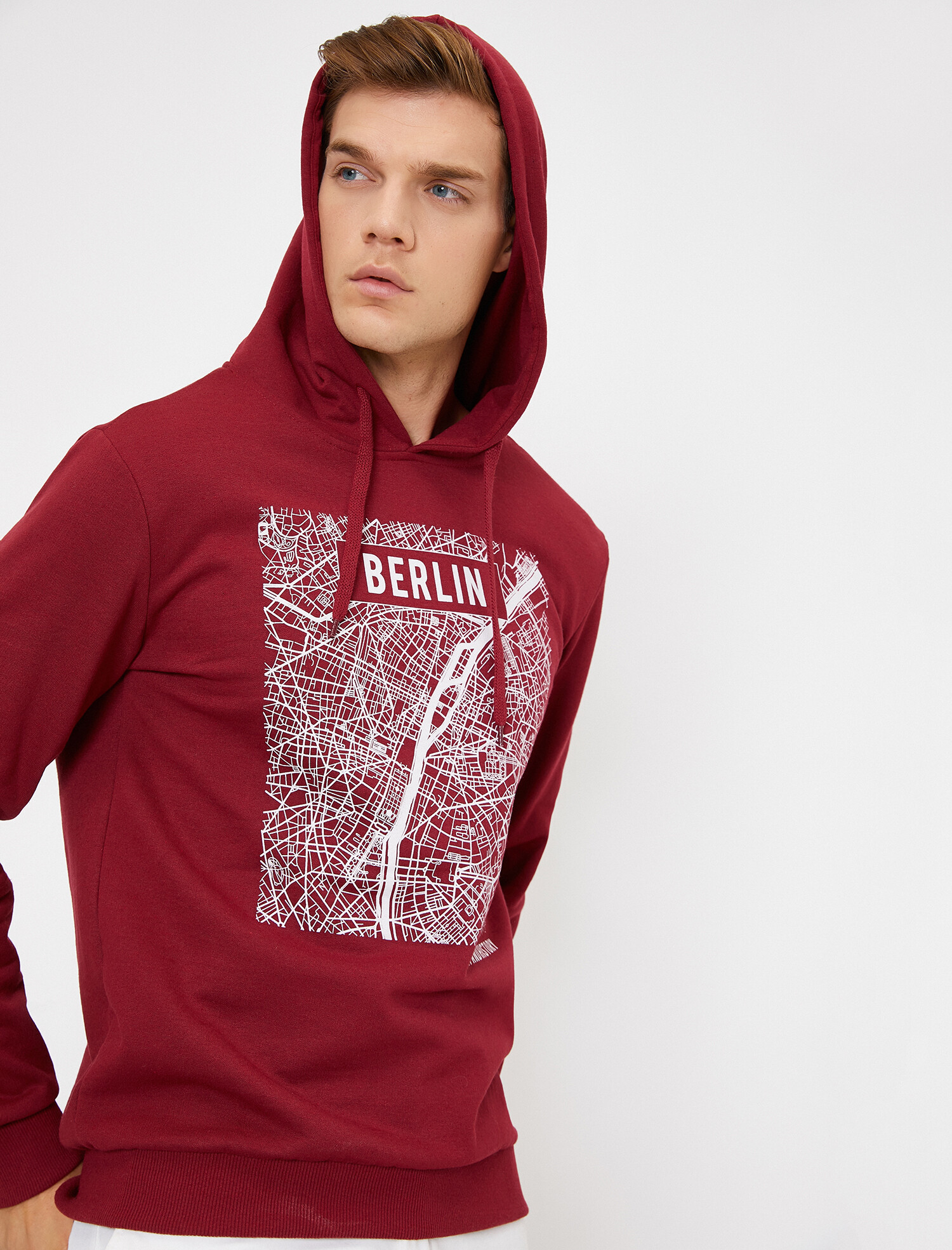 

Худи Koton 0KAM71312DK-477 S Bordeux
