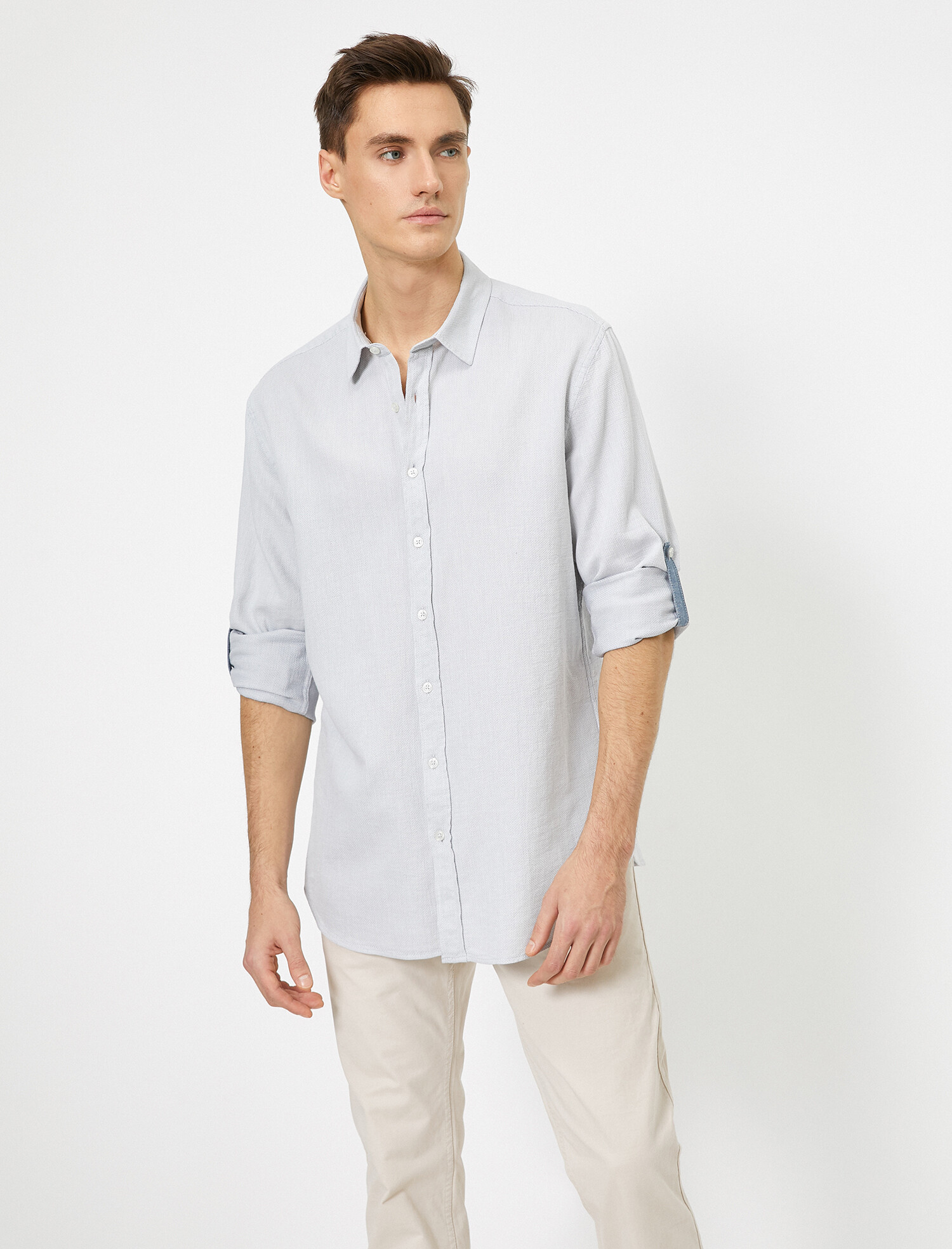 

Рубашка Koton 0YAM64339OW-040 XL Grey