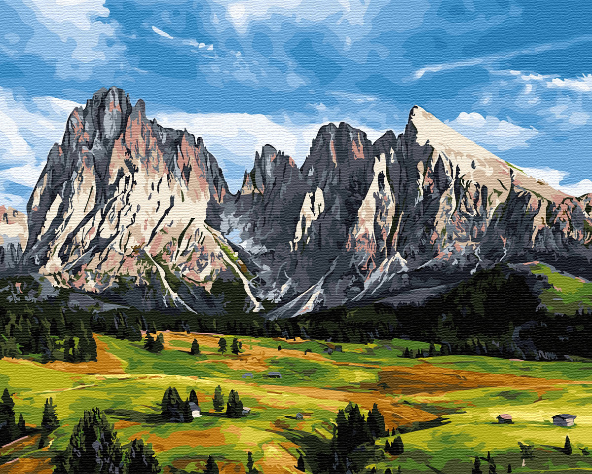 

Картина по номерам - Горы BrushMe 40*50см. (GX27769)